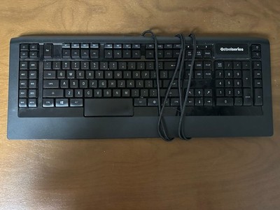 SteelSeries Apex Gaming Keyboard 64145 Macro USB Hub Multimedia Backlit Keyboard