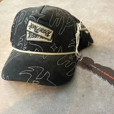 Hyde Park Rope Trucker Hat. Gray Fade. Cushioned Bill. Top Quality $100