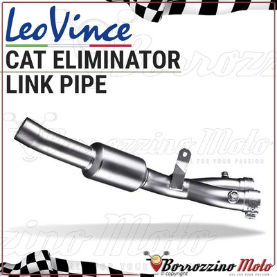 8082 COLLETTORE ELIMINA CATALIZZATORE LEOVINCE YAMAHA MT-10//FZ-10//MTN1000 2016-2