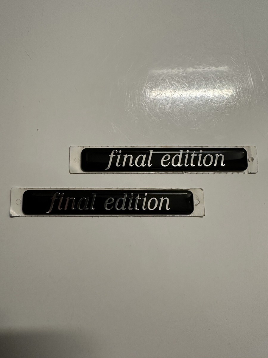 Mercedes W124 R129 S124 Final Edition Emblem Typenschild orig  