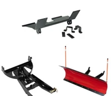 Red 66" Pro Blade Snow Plow Kit For Odes UTVs Dominator 800 4x4 2 Door 2013-2016