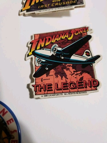 Spilla promozionale vintage 1989 Indiana Jones ultima crociata film 1999 la leggenda - Foto 4 di 11