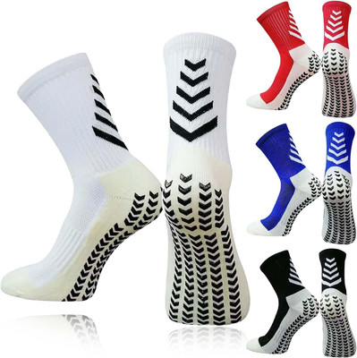 4 Paare Fussball Socken, Football socks, Fußball socken, Anti-Rutsch Grip Socken