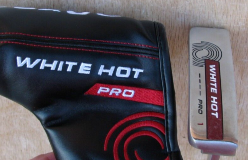 NICE ODYSSEY WHITE HOT PRO 2.0 # 1 LAMA PUTTER 34,5" POLLICI LUNGO + NUOVO COPERCHIO RH