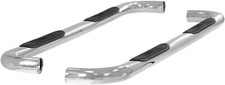Aries 3in Round SS Nerf Bar for 99-07 Silverado/Sierra 1500/2500/3500 Extended