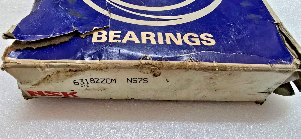 No1103 1本目 6318 ZZ DEEP GROOVE BALL BEARING 90x190x43mm Motor Quality NSK