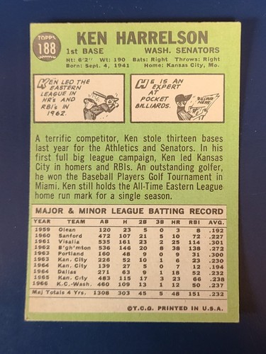 Tarjetas de béisbol Topps 1967 completan tu conjunto que elijas elegir cada una #151 - 300 - Imagen 67 de 273