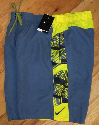 nike atlas splice swim trunks volley shorts swimwear nwt l mens