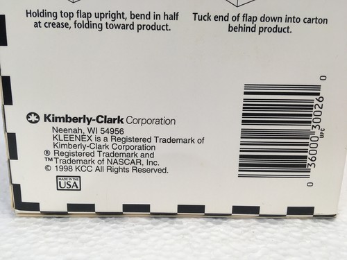 1998 KLEENEX TASCHENPACKUNGEN SAMMLERAUSGABE NASCAR 50. JAHRSTAG - Bild 10 von 11