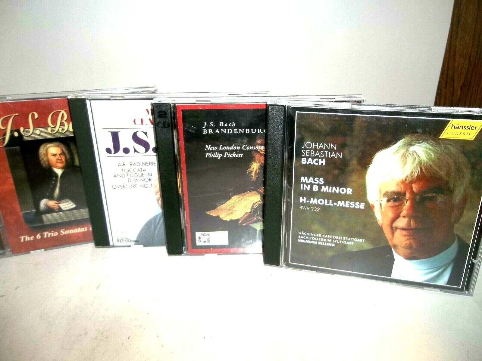 4 Mixed CD Lot Music J.S. John Sebastian Bach Opera Symphony Orchestra Classical