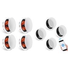 Ceiling Speakers 50-100W Flush Mount Ceiling  in-Wall Speakers 6.4/8/9.7 in