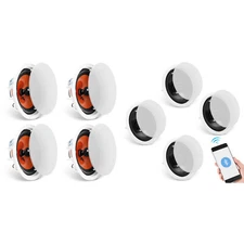 Ceiling Speakers 50-100W Flush Mount Ceiling & in-Wall Speakers 6.4/8/9.7 in