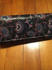 Mundi Brown Leather Wallet Organized 8” Pocketbook with Changepurse Checks I.D.