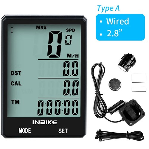 2.8 Inch Bike Wireless Computer Rainproof Bicycle Odometer Speedometer Backlight - Picture 8 of 26