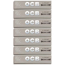 OCB X-Pert Rolling Paper King Size Slim Cigarette Papers (7 Booklets)