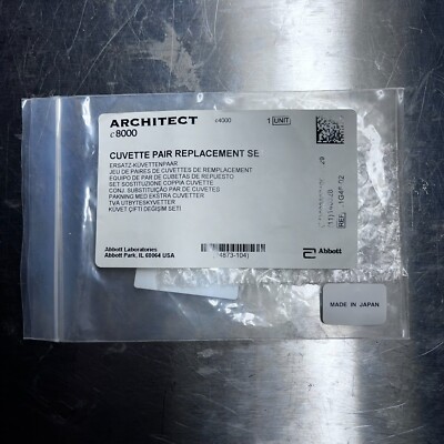Abbott 01G46-02 Architect C8000 Cuvette Pair Replacement Set