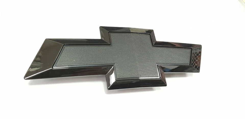 Gloss Black Front Only Bowtie Emblems 2016-2018 Silverado 1500 Colorado Sierra - image 4 of 4