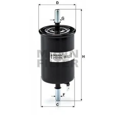 Fuel filter Mann filter WK55/2 for Chevrolet Daewoo