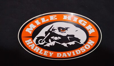 Mile High Harley Davidson Sticker