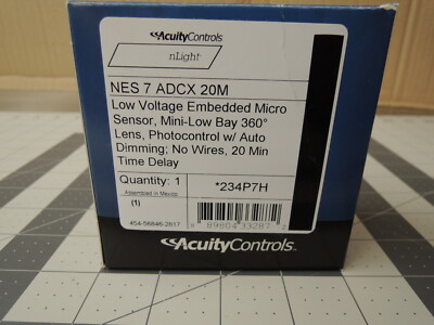 nLight nES 7 ADCX 20M Embedded Dimming Photocell, Low Voltage, 20 Min Time Delay