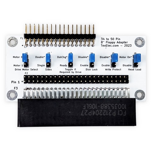 TexElec's 34 do 50-pinowy 8-calowy adapter dyskietki - Zdjęcie 1 z 4