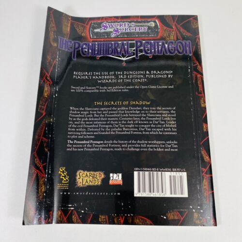 Sword & Sorcery The Penumbral Pentagon Roleplaying D20 System Scarred Lands RPG! - Bild 6 von 9