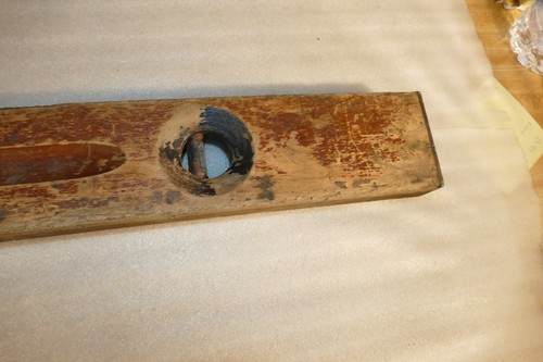 Vintage Stanley #3L Wooden and brass level 24 Inches 2 ft foot Solid Wood - Picture 7 of 21