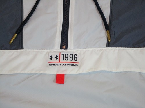 Under Armour 1996 Olympics Team USA Blue White Colorblock Windbreaker Jacket 2XL - Picture 3 of 6