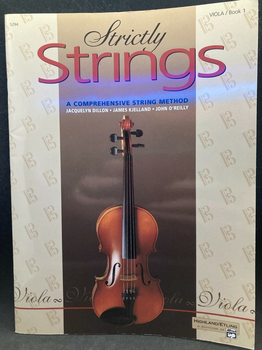 Alfred Publishing Co. 5294 Strictly Strings Viola Book 1 for sale