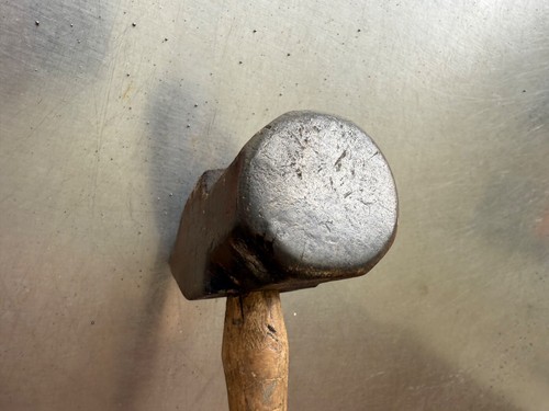 Vintage PRR Engineers Hammer Blacksmith Cross Peen Marked Company logo 3.9 Pound - Picture 19 of 19