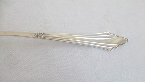 WMF 900 Fächermuster Fächer 1 Gemüselöffel 25,7 cm 90er Silber TOP ZUSTAND - Picture 3 of 8