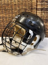 Cooper SK2000 w/ Shield Mask Cage Black Hockey Helmet Vintage Size Large