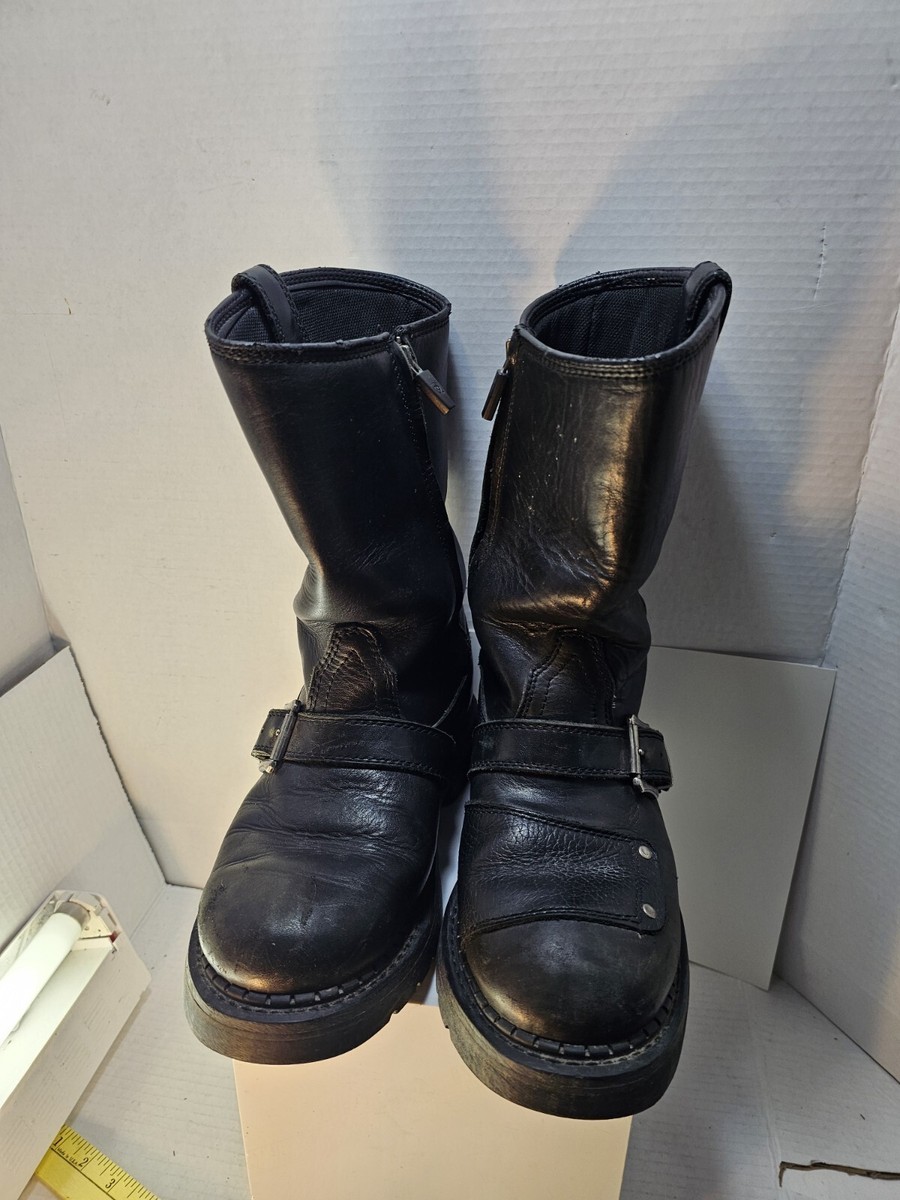 Ariat Metal Mounts Alloy H2O Black Motorcycle Boots Men Size: 8.5 EE Ariat Metal Mounts Alloy H2O Black Motorcycle Boots Mens Sz  main image 3