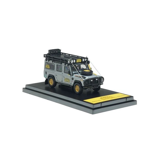 Master 1/64 Lan~over Defender 110 Camel Cup Diecast Car Model With Accessories - Imagen 7 de 8