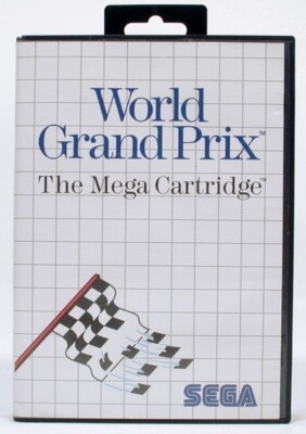 SEGA Master System - World Grand Prix mit OVP OVP beschädigt