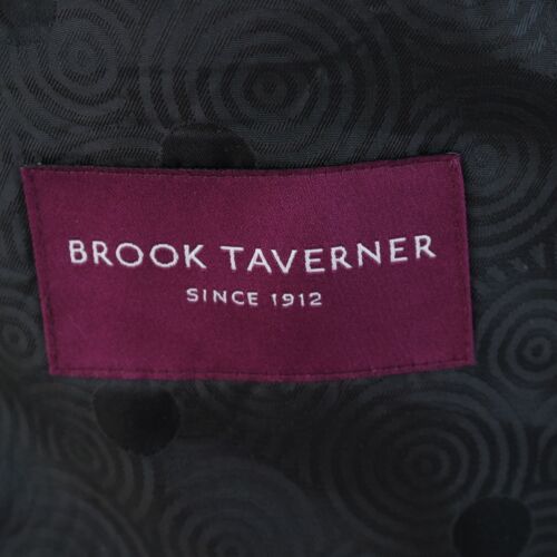 Abrigo Deportivo Chaqueta Chaqueta Blazer 42R Negra Talla Reino Unido BROOK TAVERNER - Imagen 12 de 13
