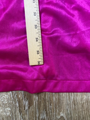 Vintage Nightgown pink Nylon short sleeve floral Vanity Fair pink medium pockets - Picture 6 of 7