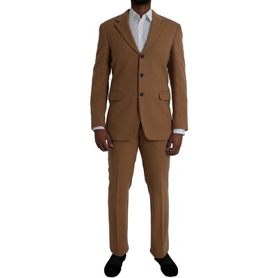 PRADA ウールセットアップ スーツ　ブラウン　40 PRADA Suit Brown Cashmere 2 Piece Single Breasted Men EU48/US38/M