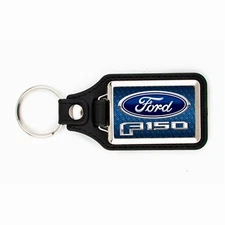 FORD F-150 KEYCHAIN BLUE OVAL KEY CHAIN F 150 