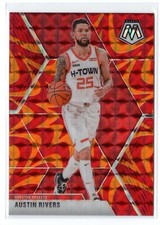 19-20 Mosaic Reactive Orange #174 Austin Rivers Base Rockets