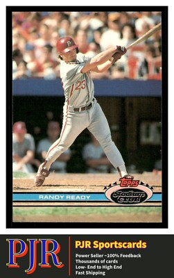 1991 Stadium Club #265 Randy Ready Philadelphia Phillies Extra 35% Off 4+