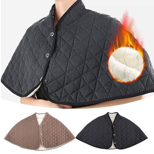 Faux Lamb Wool Warm Shawl Soft Warmer Wrap Cape Warm Shoulder Brace Lady