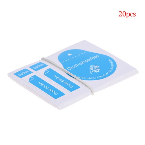 20/50pcs Dust Removal Screen Cleaning Tool 3 in 1 Dust-absorber + Guide Sti B JW - Afbeelding 14 van 14