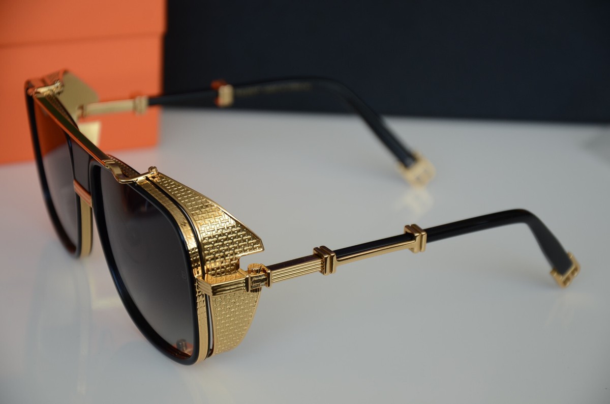BALMAIN ルレックス ツイト フリツ スカト BF1LB870VD57 EAD Balmain Sunglasses with logo | Men's Accessories | Vitkac
