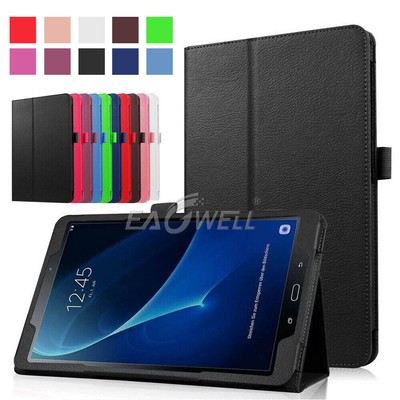 For Samsung GALAXY Tab A 8'' 8-Inch Tablet Folio Smart Cover Leather Case Shell