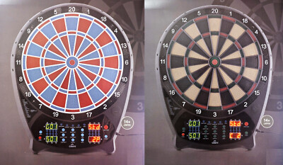 Elektronische Dartscheibe Profi Dartboard 4-LED 12 Pfeile  Dartboard 500 Variant