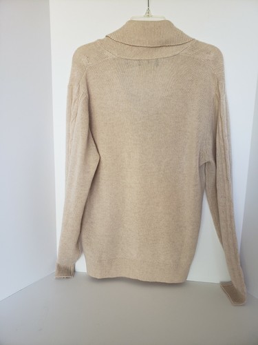 HART SCHAFFNER MARX CARDIGAN CASHMERE/WOOL BLEND L/S OAT SWEATER SIZE MEDIUM NWT - Picture 4 of 4