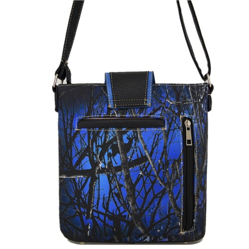 Camouflage Western Crossbody Handbag Concealed Carry Purse Single Shoulder Bags - Picture 8 of 21