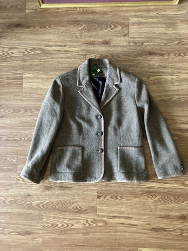 Ralph Lauren Vintage Tweed Equitazione Lotto di 2 Giacca Collegiale/Blazer Taglia 16 - Foto 11 di 13