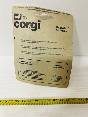 Corgi Junior Captain America Brand New Vintage - Picture 5 of 5